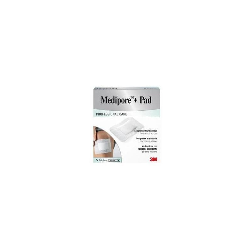 3m Italia Medicazione Medipore+pad 10x20cm 5pezzi 1 3m Italia Medicazione Medipore+pad 10x20cm 5pezzi
