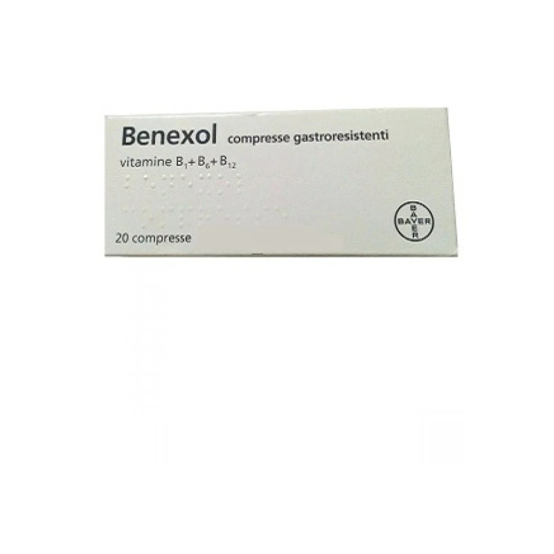 Bayer Benexol Carenza Vitamina B 20 Compresse 1 Bayer Benexol Carenza Vitamina B 20 Compresse