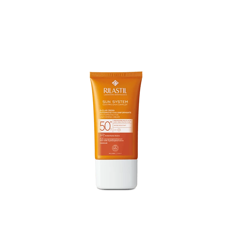 Rilastil D-CLAR Crema Viso SPF50+ MEDIUM 1 Rilastil D-CLAR Crema Viso SPF50+ MEDIUM